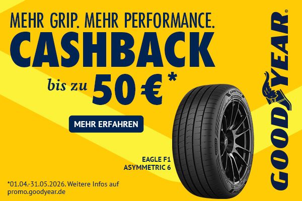 Goodyear Cashback bis zu 50,-€